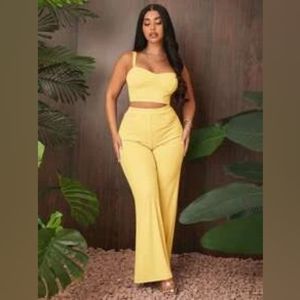 Crop Top And Pant Set